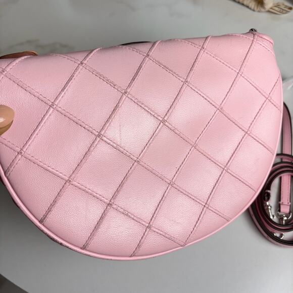 Tory Burch mini Fleming Soft Grain Crescent shoulder bag - Picture 7 of 16